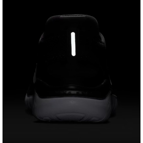 WOMENS 7.5 NIKE FREE 4.0 FLYKNIT RUNNING SHOES BLACK WHITE ACTIVEWEAR - Picture 5 of 5